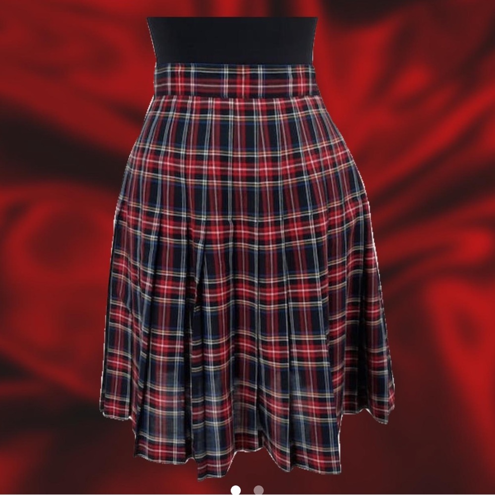 80’s/90’s GAP plaid pleated skirt